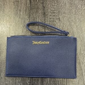 Juicy Couture Navy Clutch with Wrist Strap
